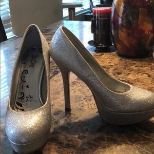 Silver Glitter shoes